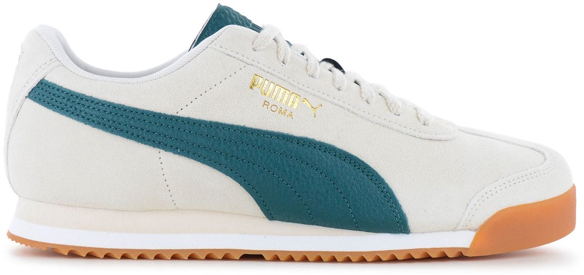 PUMA Roma Suede Sneakers Schoenen 398635-02 Wit