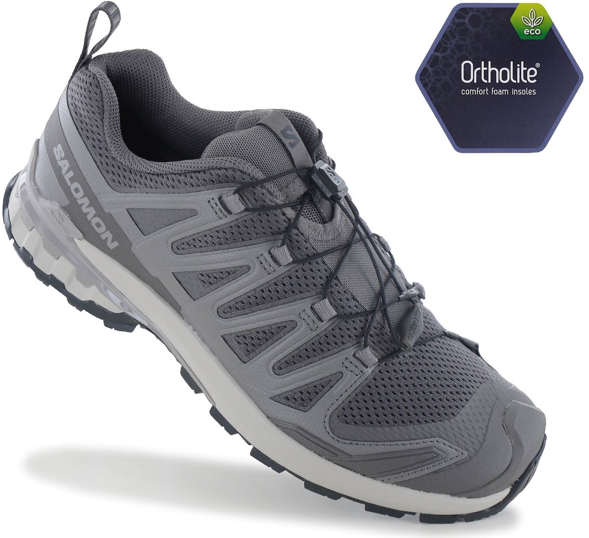 Salomon XA PRO 3D V9 - Heren Wandelschoenen Trail-Running Schoenen Grijs 479861 , Maat: EU 44 UK 9.5