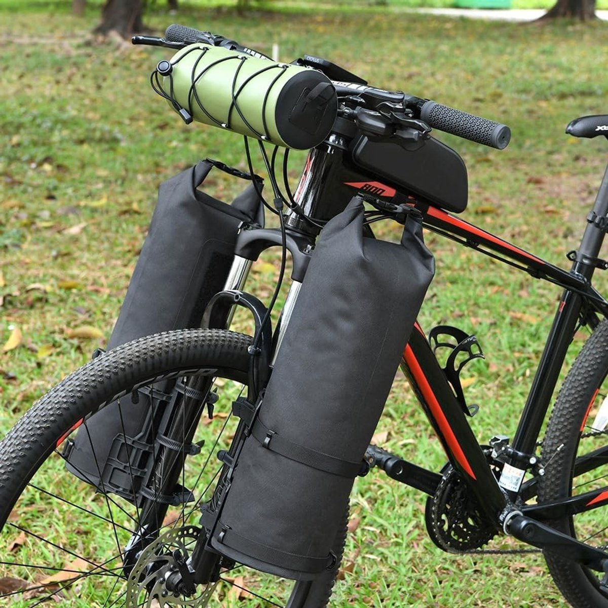 Waterdichte Fietsvorktas met Roltop - Verkrijgbaar in 3L en 7L - Ideaal voor Fietstochten en Buitensporten