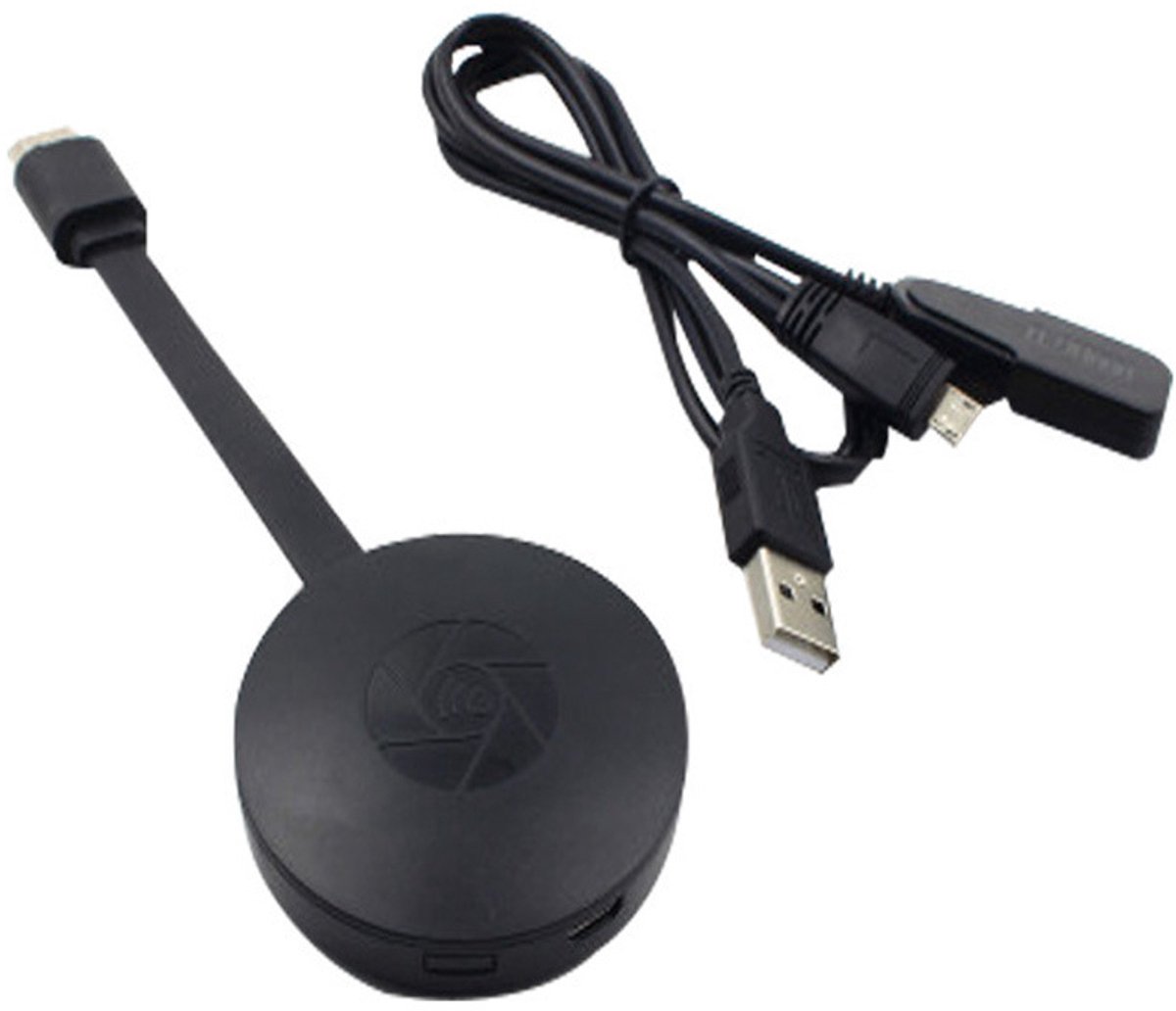 Claoner Draadloze HDMI-adapter - 1080P - Schermspiegeling - Voor telefoon en tablet - USB-verbinding - Plug-and-play