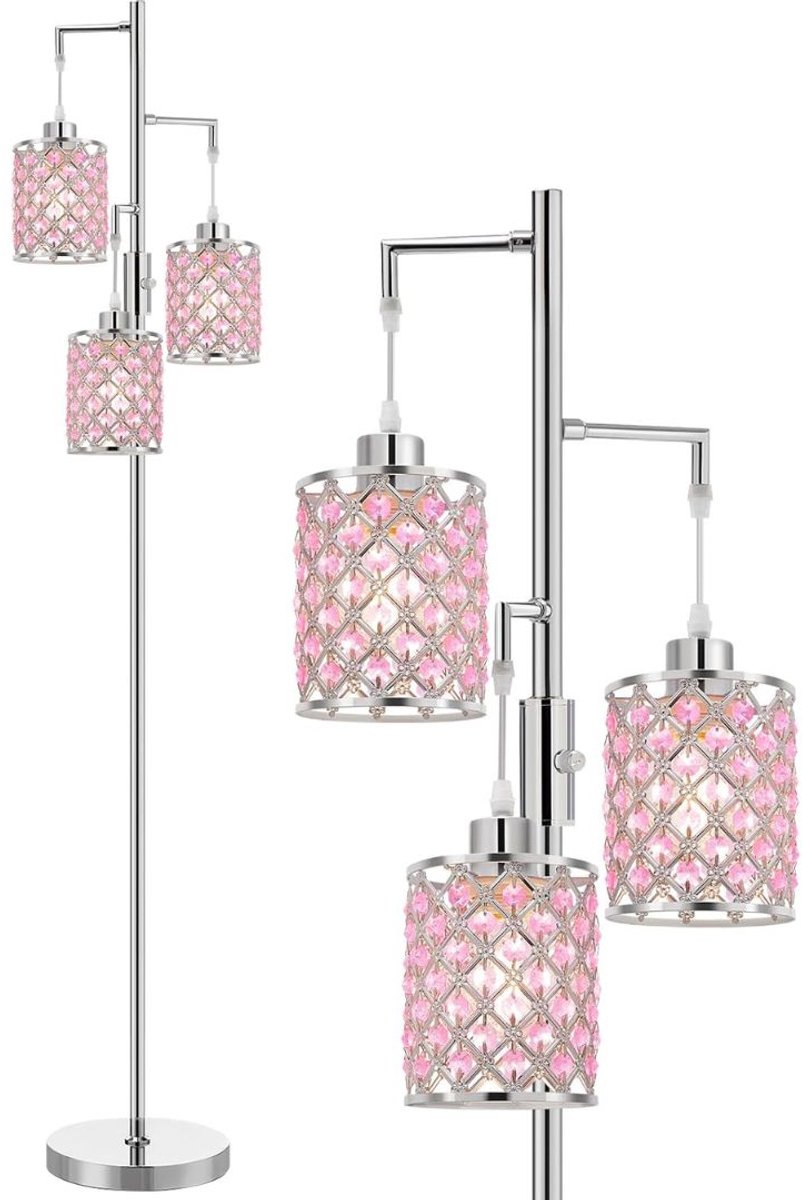 Zavio® Hoeklamp - Vloerlamp - Staande Lamp
