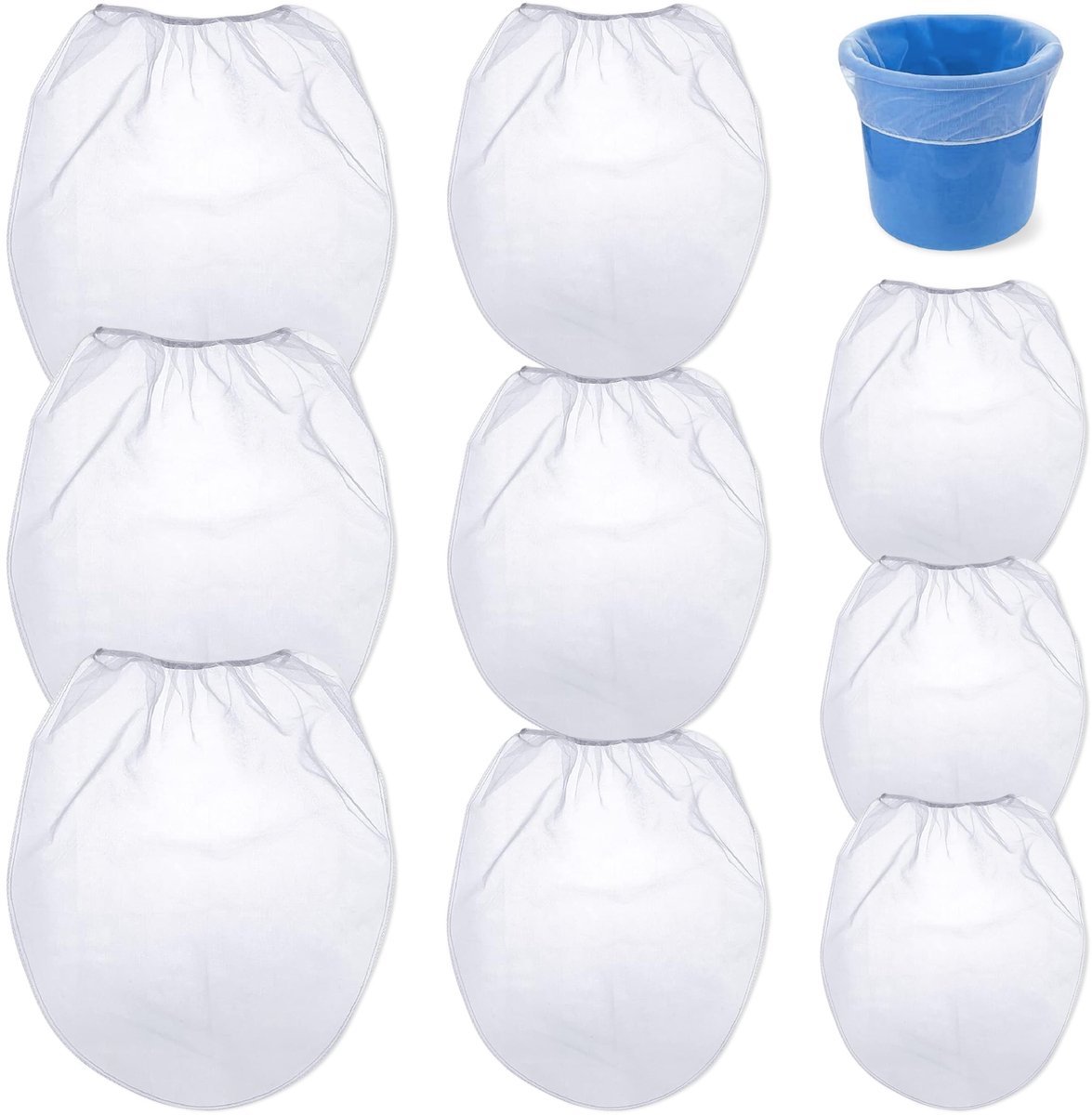 SolidKeus - 9-delige Nylon Verfzeefzakken in 3 Maten voor Tuin en Verfwerk