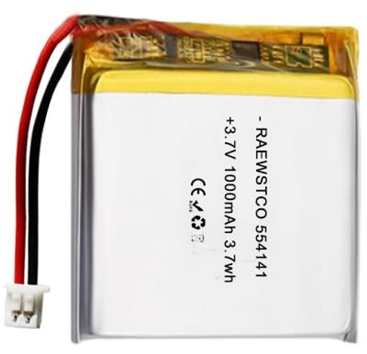 SolidKeus - 3,7 V 1000 mAh Lithium Polymer Batterij voor Communicatieapparaten