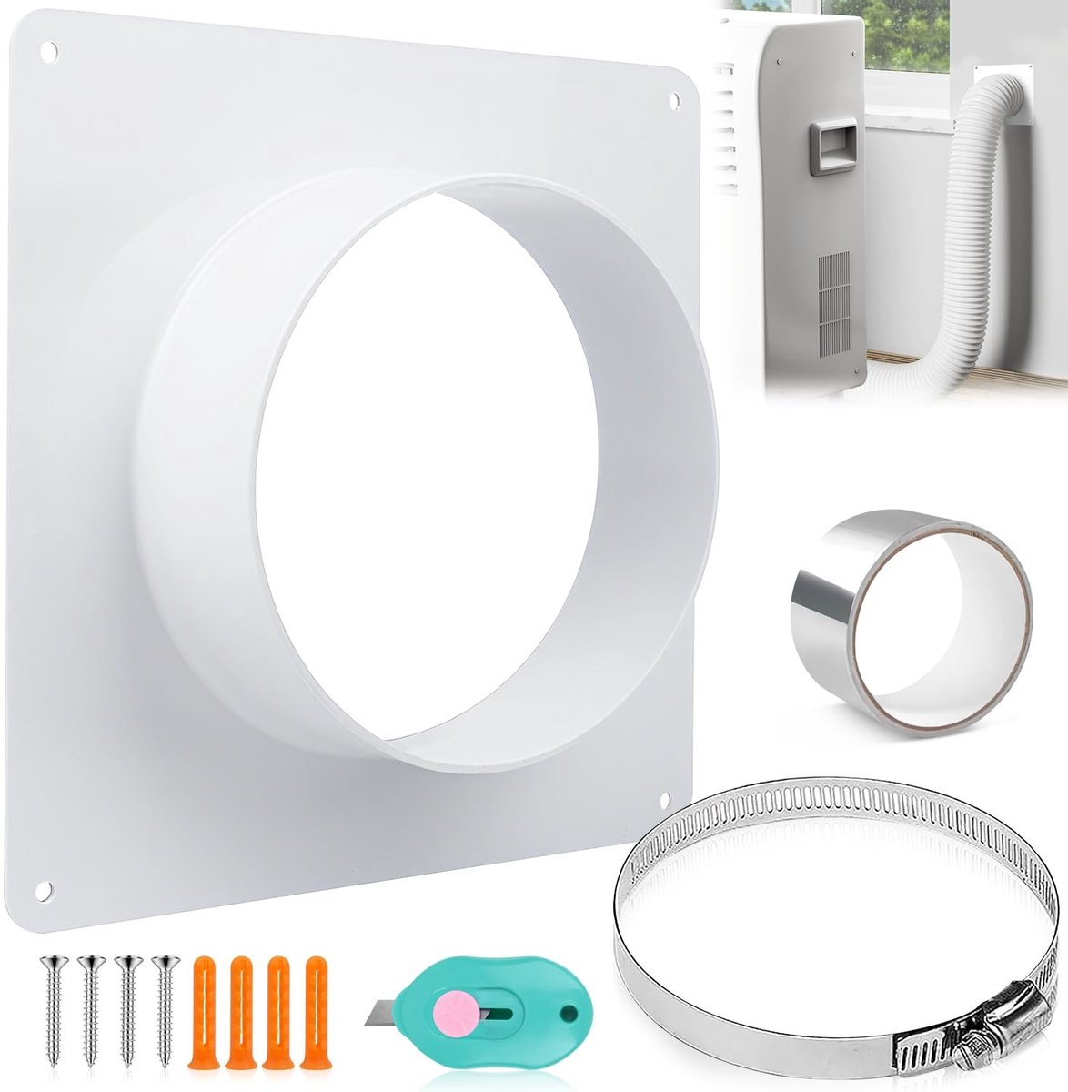 SolidKeus - Ventilatie Flens voor Verwarming en Koeling