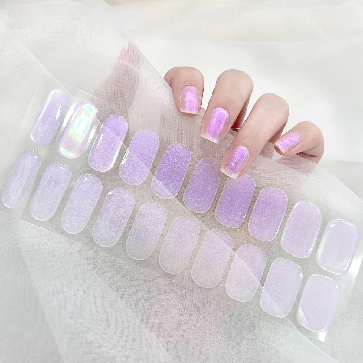 SolidKeus - Set van 22 UV-Gel Nagelstickers voor Vingers en Teennagels