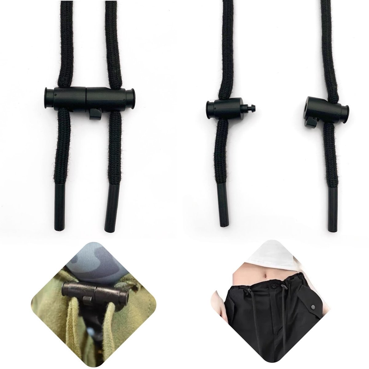 SolidKeus - Kordelset voor Joggingbroeken en Hoodies met Treknaald