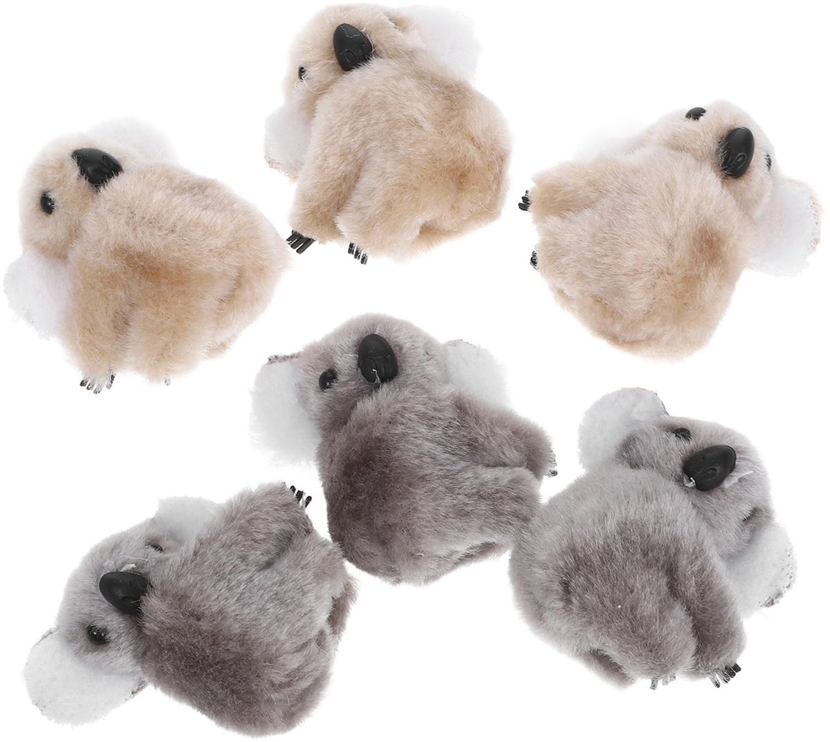 SolidKeus - Set van 6 Schattige Koala Haarspelden voor Meisjes