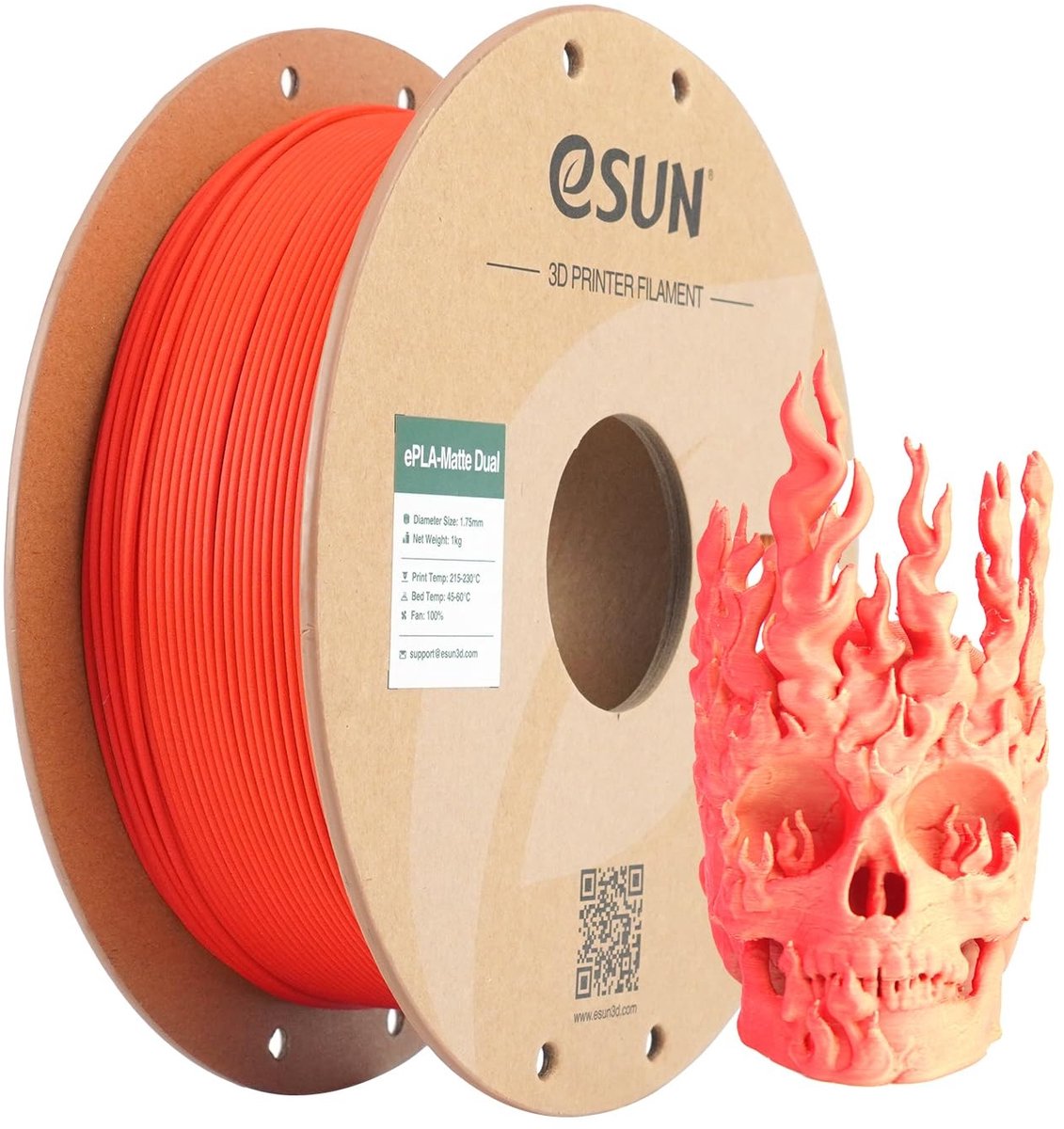 SolidKeus - Matt Dual Color PLA Filament voor 3D Printers 1.75mm