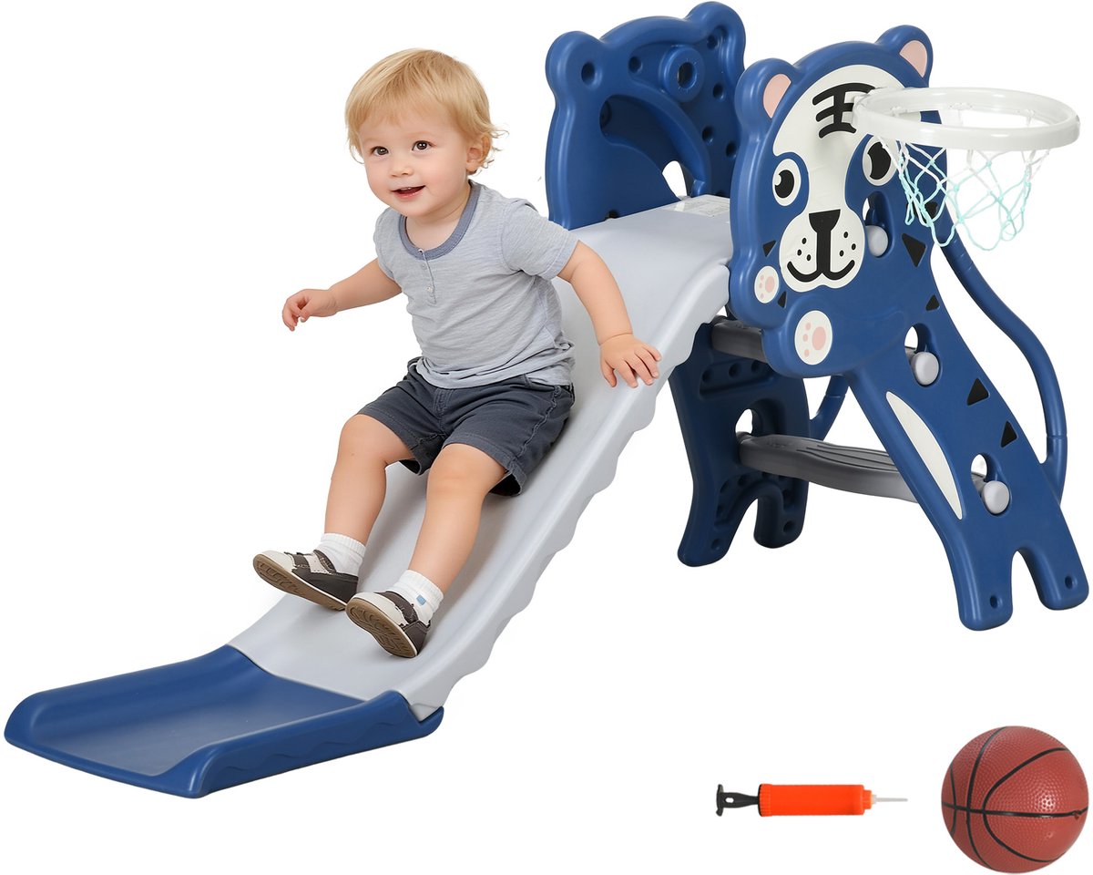 AIYAPLAY Kids Slide-PE-133L x 60B x 70H cm-Blau