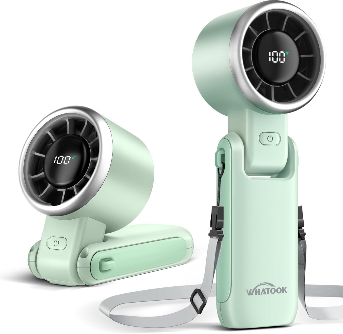 SolidKeus - Draagbare Ventilator met 5 Snelheden in Diverse Kleuren