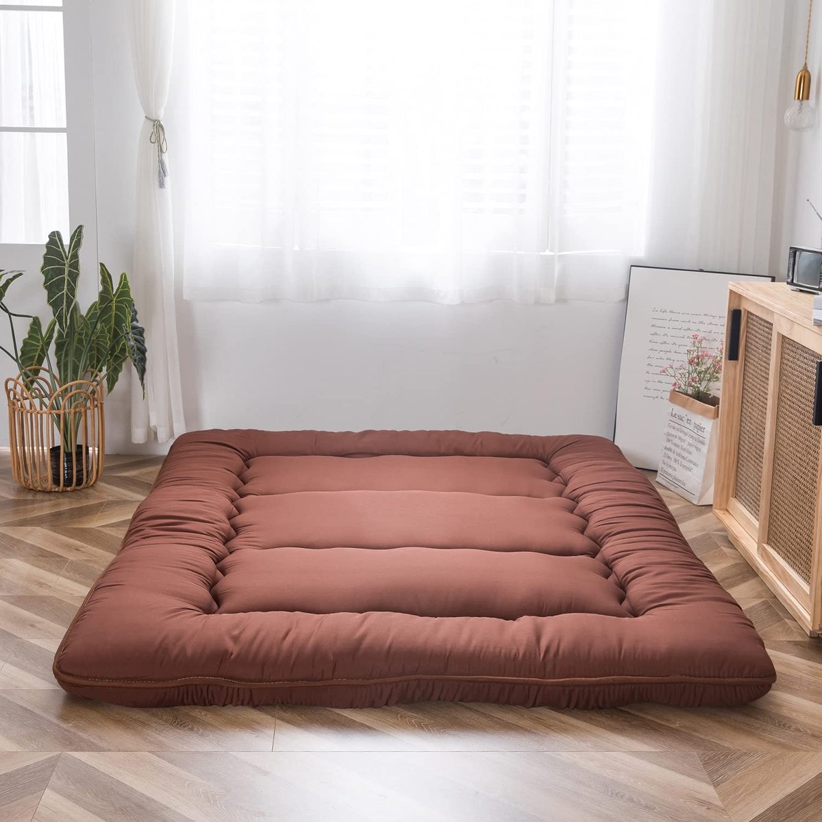 SolidKeus - Gevulde Japanse Futonmatras voor Comfortabel Slapen (Single)
