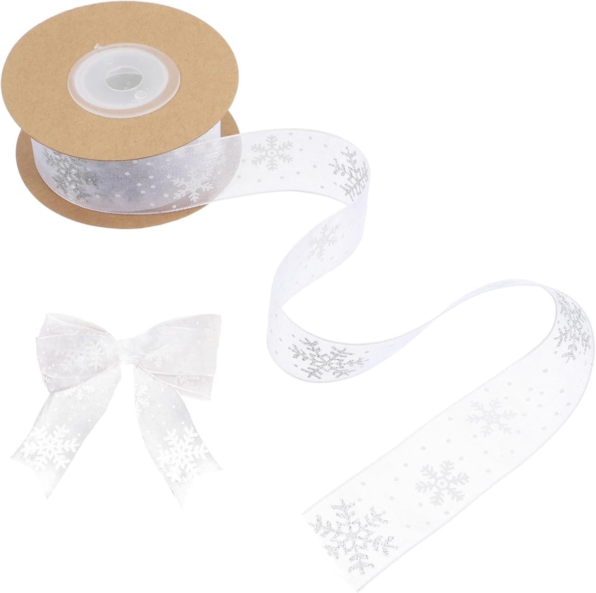 Linten, kerstlinten, voor het verpakken van geschenken, knutselen, kerstdecoratie