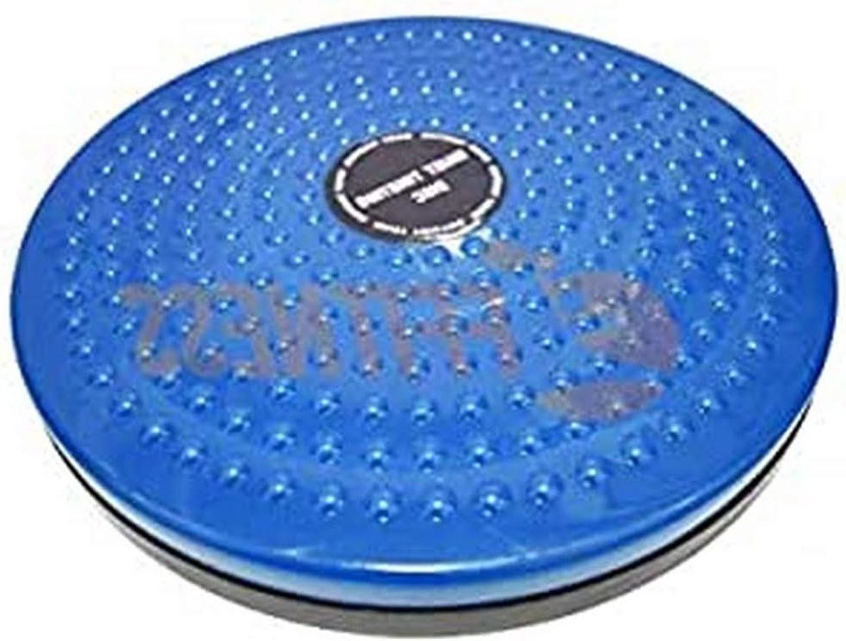 Taille Twister - Draaischijf - Fitness - Bevordert Doorbloeding - 26 cm - Blauw