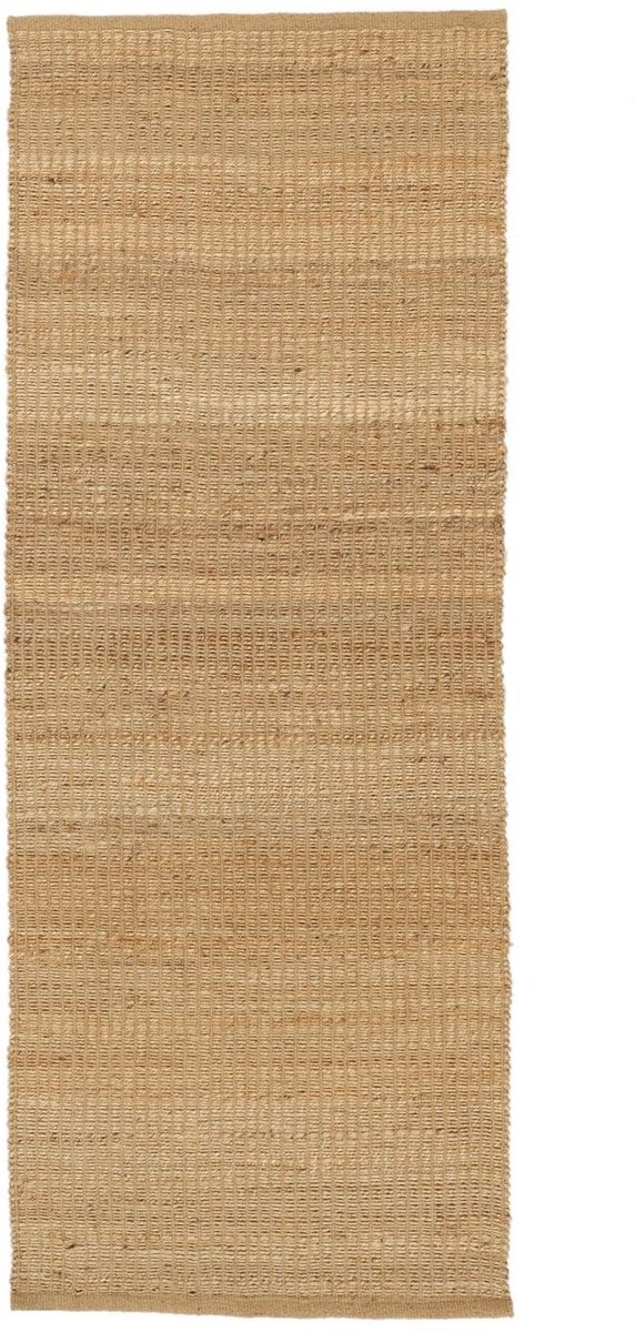 Vloerkleed, Moderne, 80 x 200 cm, Rechthoekig, Middelpolig, Woonkamer, Slaapkamer, Hal, Alleen chemisch reinigen, Care & Fair gecertificeerd, Beige