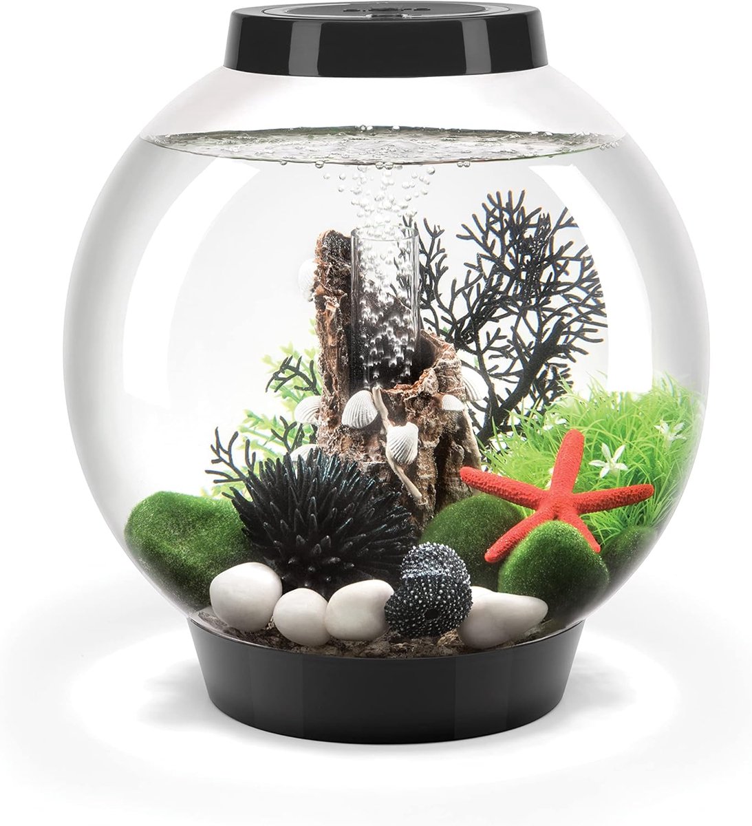 aquarium starterset - Aquarium - Zwart - LED Verlichting - Innovatief Design - Voor Beginners