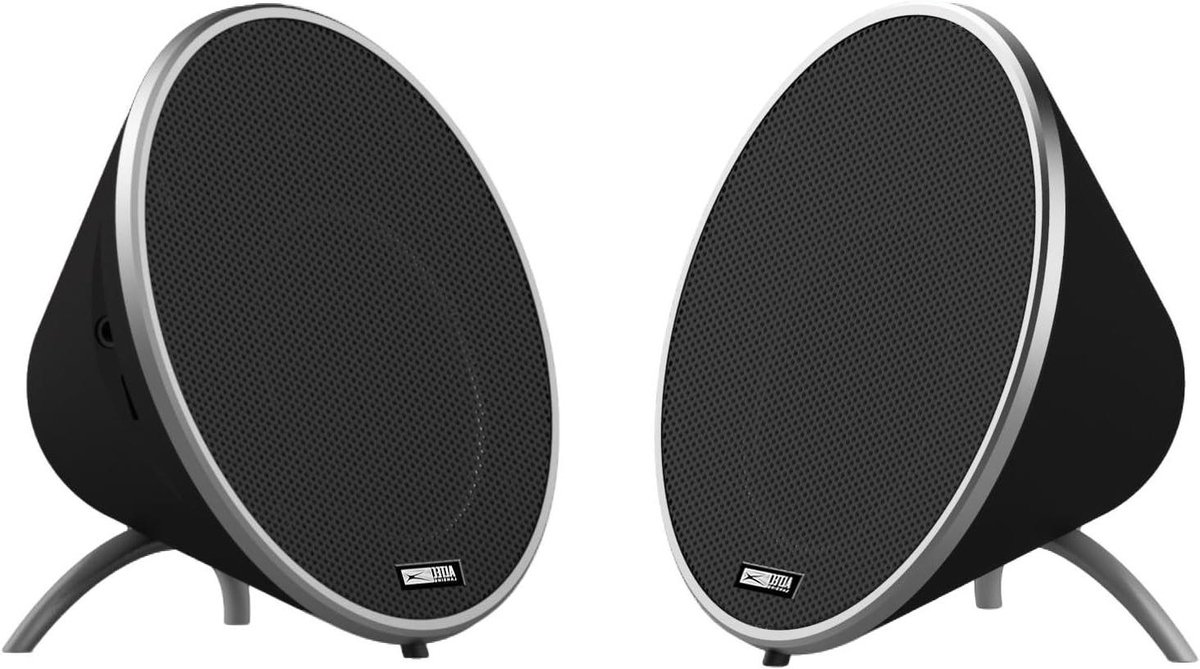 Draagbare Bluetooth Speaker - Stereo Geluid - Muziek Luisteren - Twee Speakers Gekoppeld - 10 Meter Bereik - Zwart