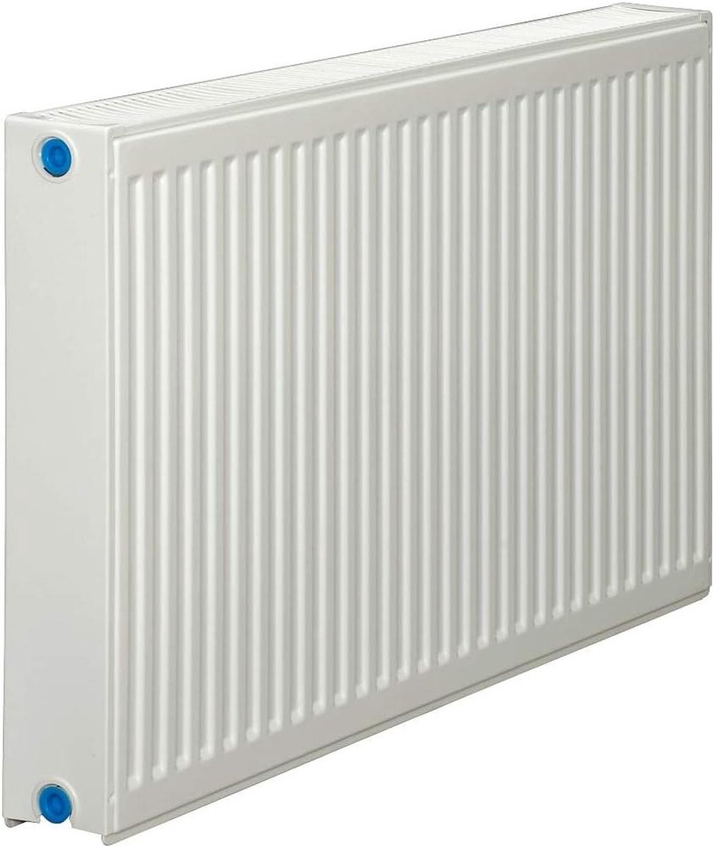 Paneelradiator Type 22 - Centrale verwarming - Ruimte Verwarmen - 8 Aansluitingen Flexibel - 400x1200mm - Zuiver Wit