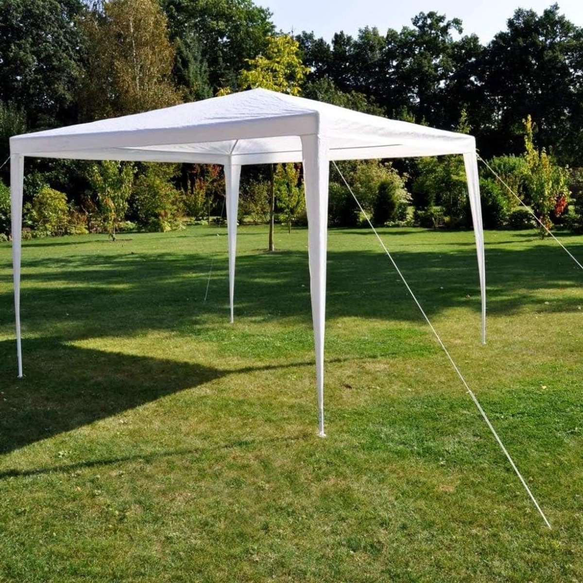 Tuinpaviljoen - Partytent Gazebo - Feestelijke Bijeenkomsten - Zonder Zijwanden - 3x3 m - Wit