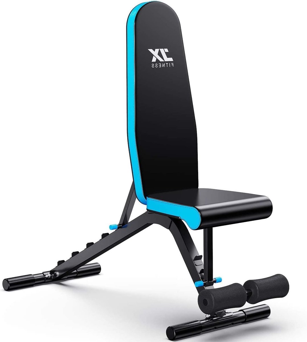 Verstelbare Fitnessbank - Halterbank Trainingsbank - Full Body Workout - 90 Graden Verstelbaar - Max 272 kg - Zwart