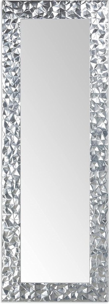 Wandspiegel - Spiegel Decoratieve spiegel - Interieur aankleden - Handgemaakt in Italië - 52 x 147 cm - Zilver