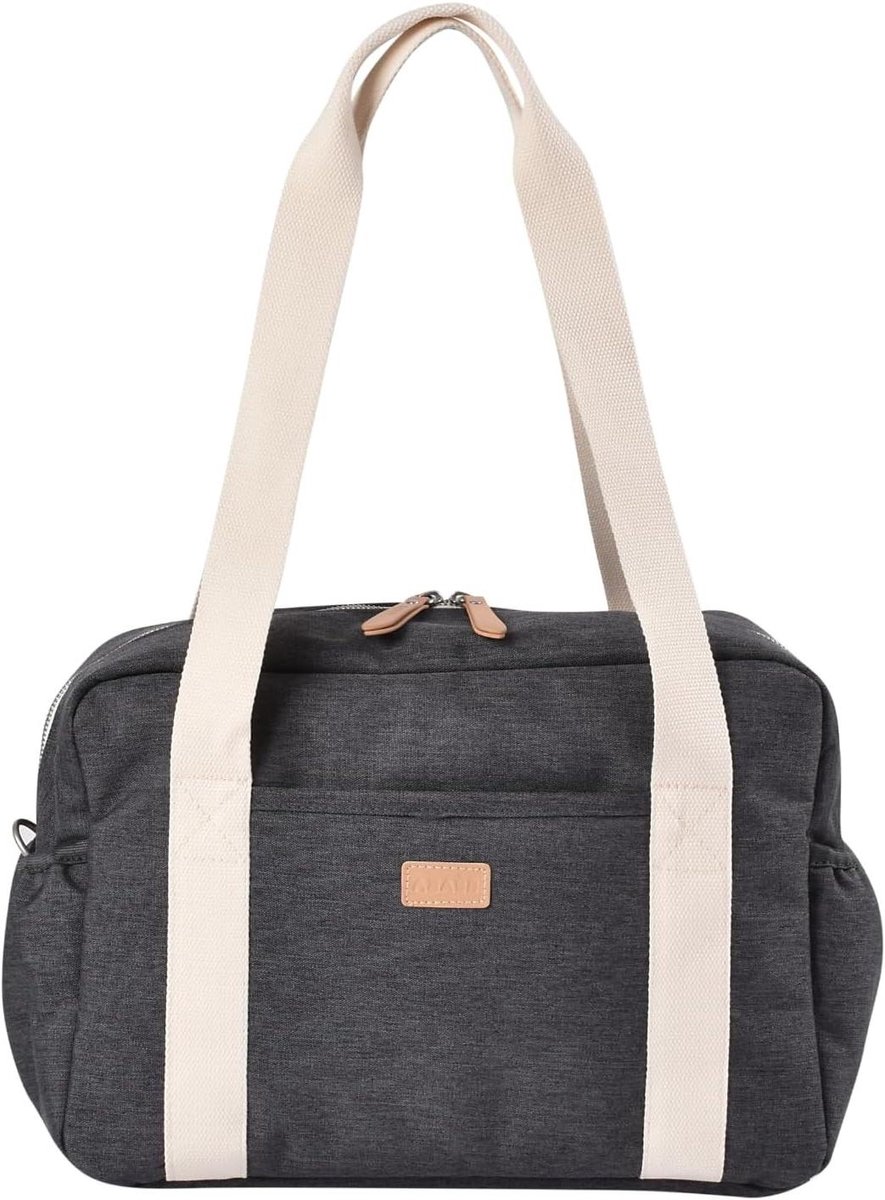 Luiertas - Baby tas - Baby verzorgen - Veel opbergvakken - 16 liter - Grijs gemêleerd