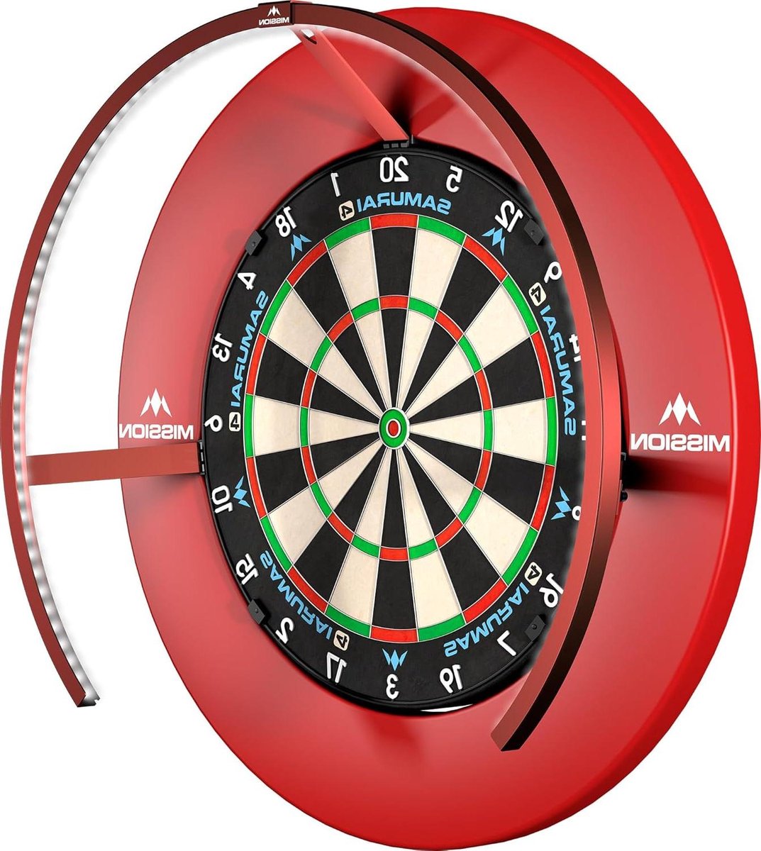 Dartbord Verlichting - LED Ring - Verbeterd Zicht - Schaduwvrij Belichten - 68 cm - Zwart