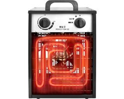 Elektrische Bouwkachel - Verwarmingsventilator Warmtestraler - Werkplaats Verwarmen - 3…