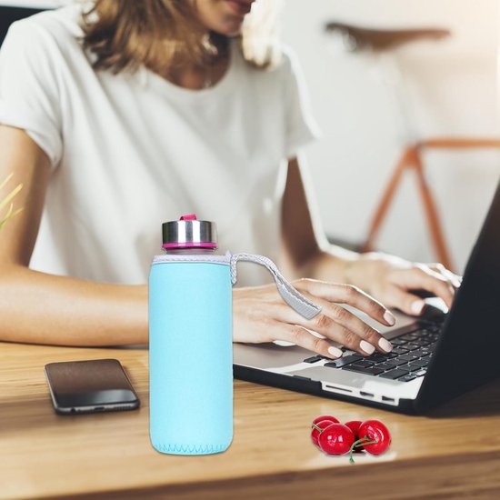 Flessenhoes Neopreen - Flessenhouder Isolatie - Dranken Koel Houden - Beschermt Tegen Krassen - 4 Stuks 550ml - Multicolor — afbeelding 4