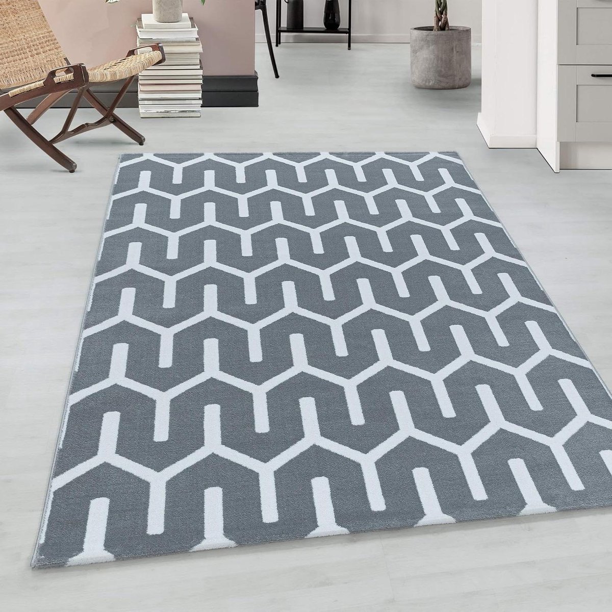 Vloerkleed Kortpolig - Geometric Design - Woonkamer Decoratie - Geschikt voor vloerverwarm