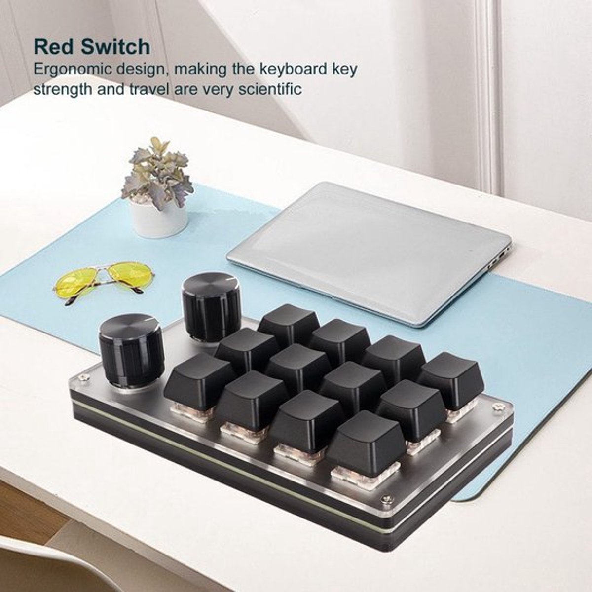 SPHProducts - USB Mini Key-Toetsenbord - Programmeerbaar Toetsenbord