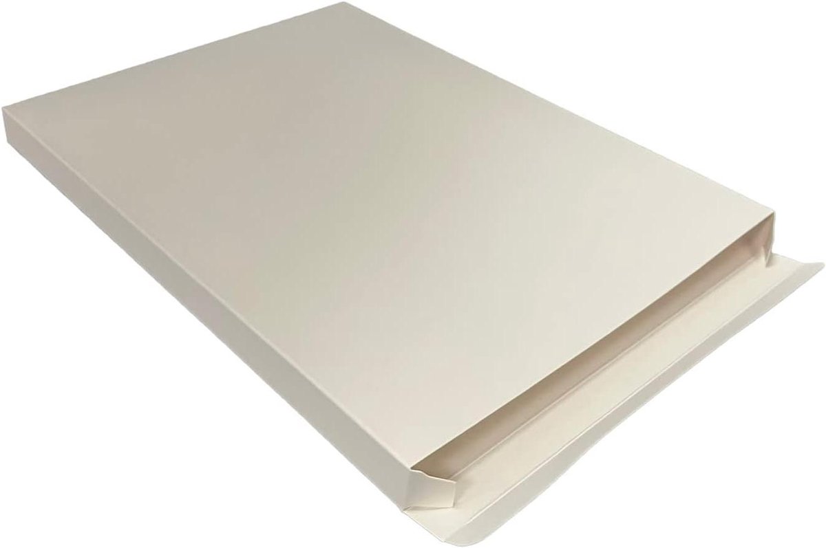 Kartonnen Dozen - Verzenddozen Geschenkdozen - Producten Verzenden - Stevig Massief Karton - 32x23.5x2.2cm - Wit