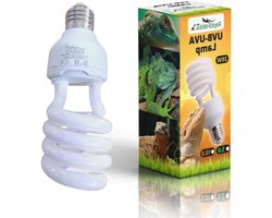 UVB Lamp - Reptielen Verlichting - Gezonde Groei - Simuleert Zonlicht - 13W - Wit