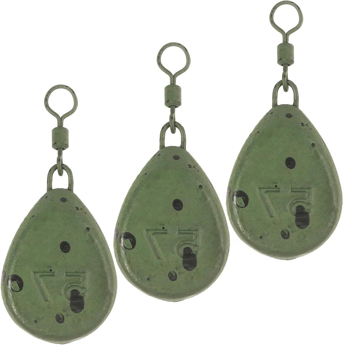 Karperlood Set - Vislood Set - Karpervissen - Beschermt Snoer - 3 stuks - Meerkleurig