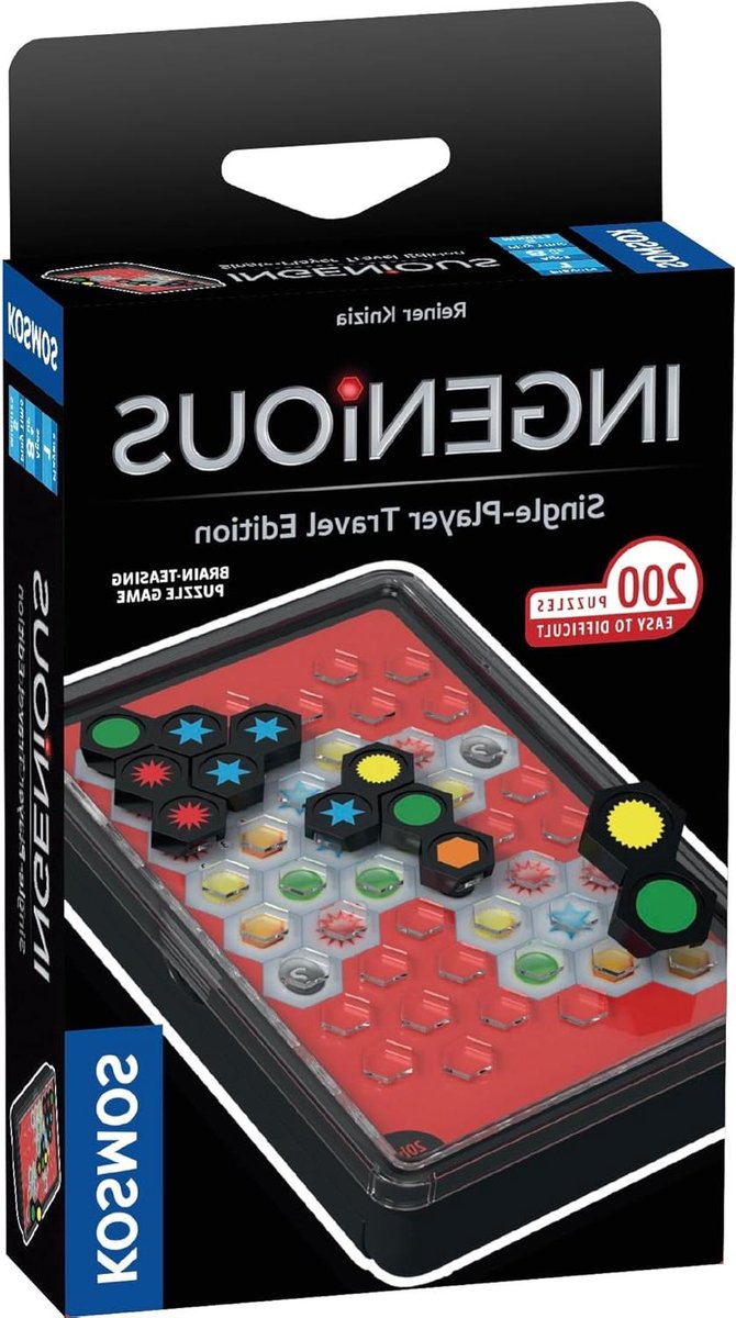 Puzzelspel Reiseditie - Solo Puzzelspel - Logisch Denken - Handige Draagtas - 15 x 9 cm - Multicolor