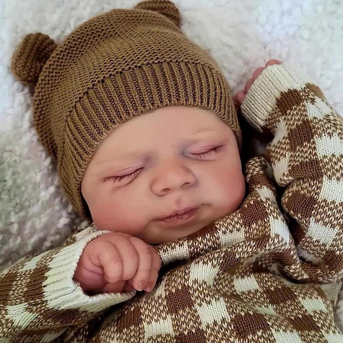 Reborn Pop - Babypop Levensechte pop - Spelen en knuffelen - Gedetailleerd en zacht - 45 cm - Niet gespecificeerd
