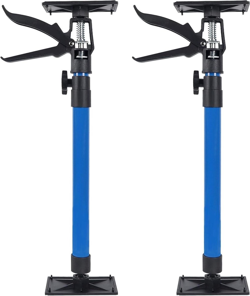 Plafondhouders - Steunstangen Telescoopstang - Onderdelen Positioneren - Verstelbare Telescoopstang - 50-115 cm - Blauw