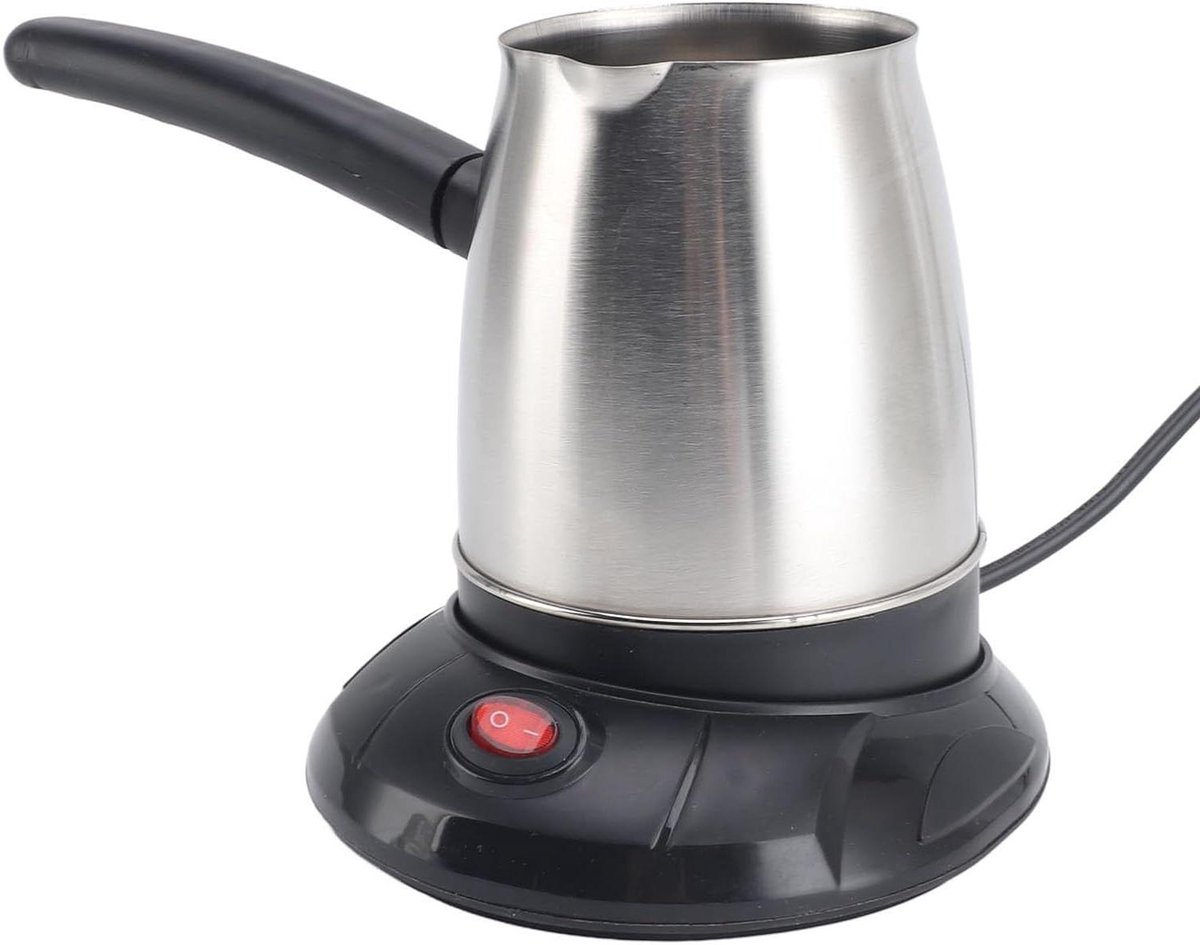 Elektrische Koffiepot - Koffieketel Theemachine - Koffie Thee Zetten - Roestvrij Staal - 500 ml - Staal