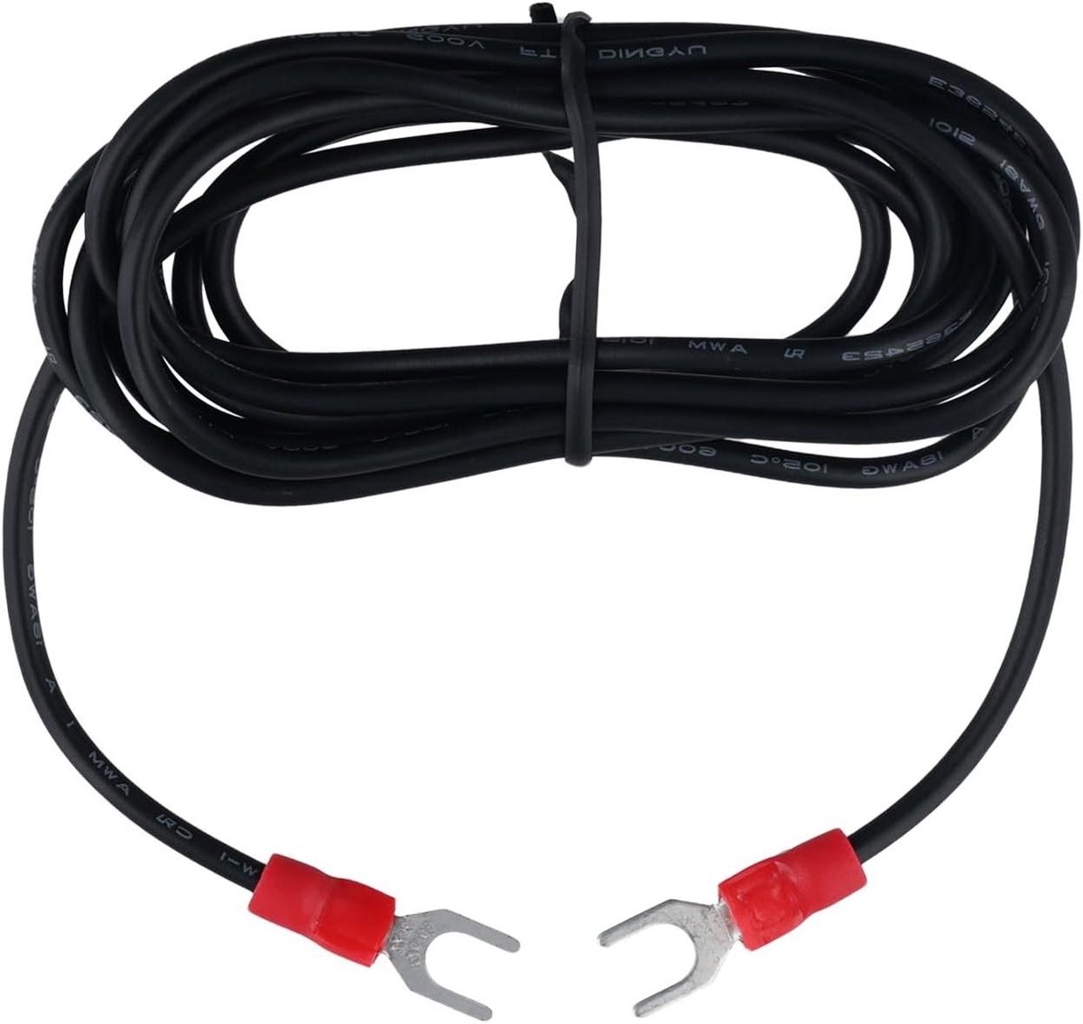 Aardkabel Platenspeler - Geluidsverbetering Kabel - Minder Ruis - Koperen Kern - 20 cm - Zwart