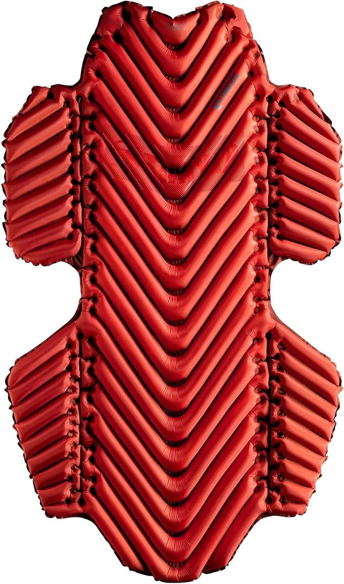 Hangmat Slaapkussen - Opblaasbare Mat - Kamperen en Wandelen - Geïsoleerd Ontwerp - 11 x 6 x 6 inch - Rood