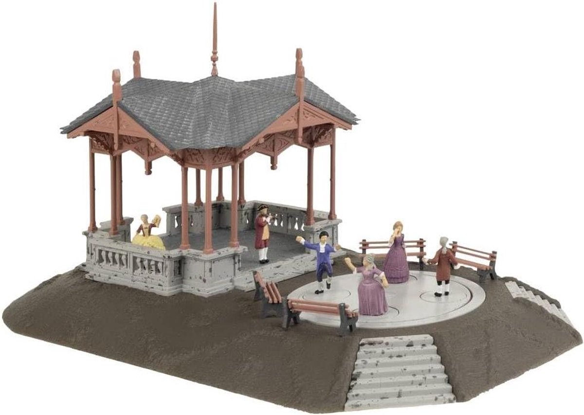 Modelbouwset Muziekpaviljoen met Dansende Figuren - Diorama Bouwpakket