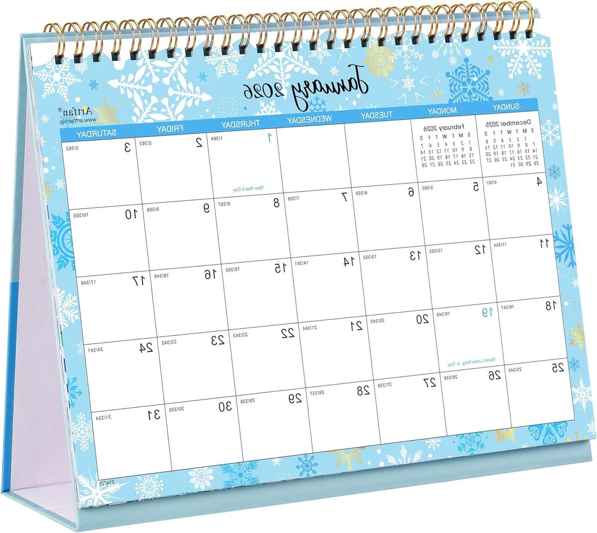 Bureaukalender 2025 - Staande Kalender - Planning en Organisatie - Juliaanse Datum - 98" x 83" - Niet gespecificeerd