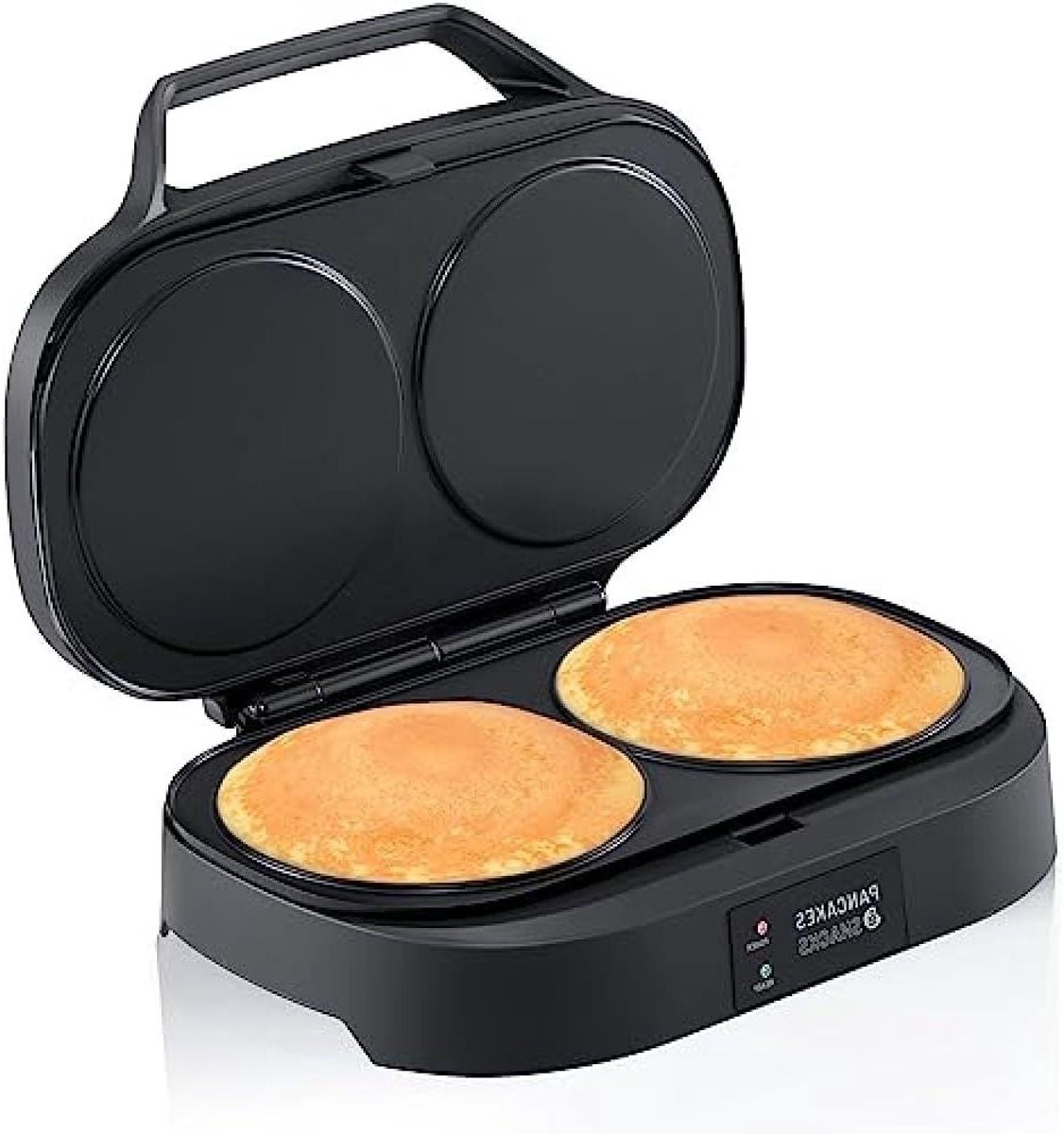 Pannenkoekenmachine - Snackmaker Crêpes - Snelle Snacks Maken - Dubbele Antiaanbaklaag - 223 x 302 x 11 cm - Zwart