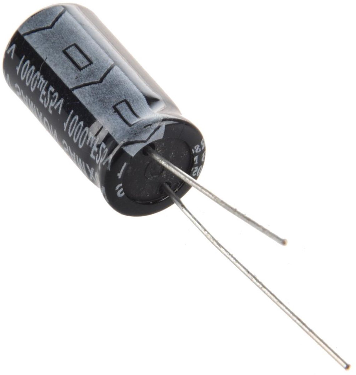 Elektrolytische Condensator - Componenten Set - Elektronica Reparatie - Hoge Temperatuur - 1000 uF 25 V - Zwart