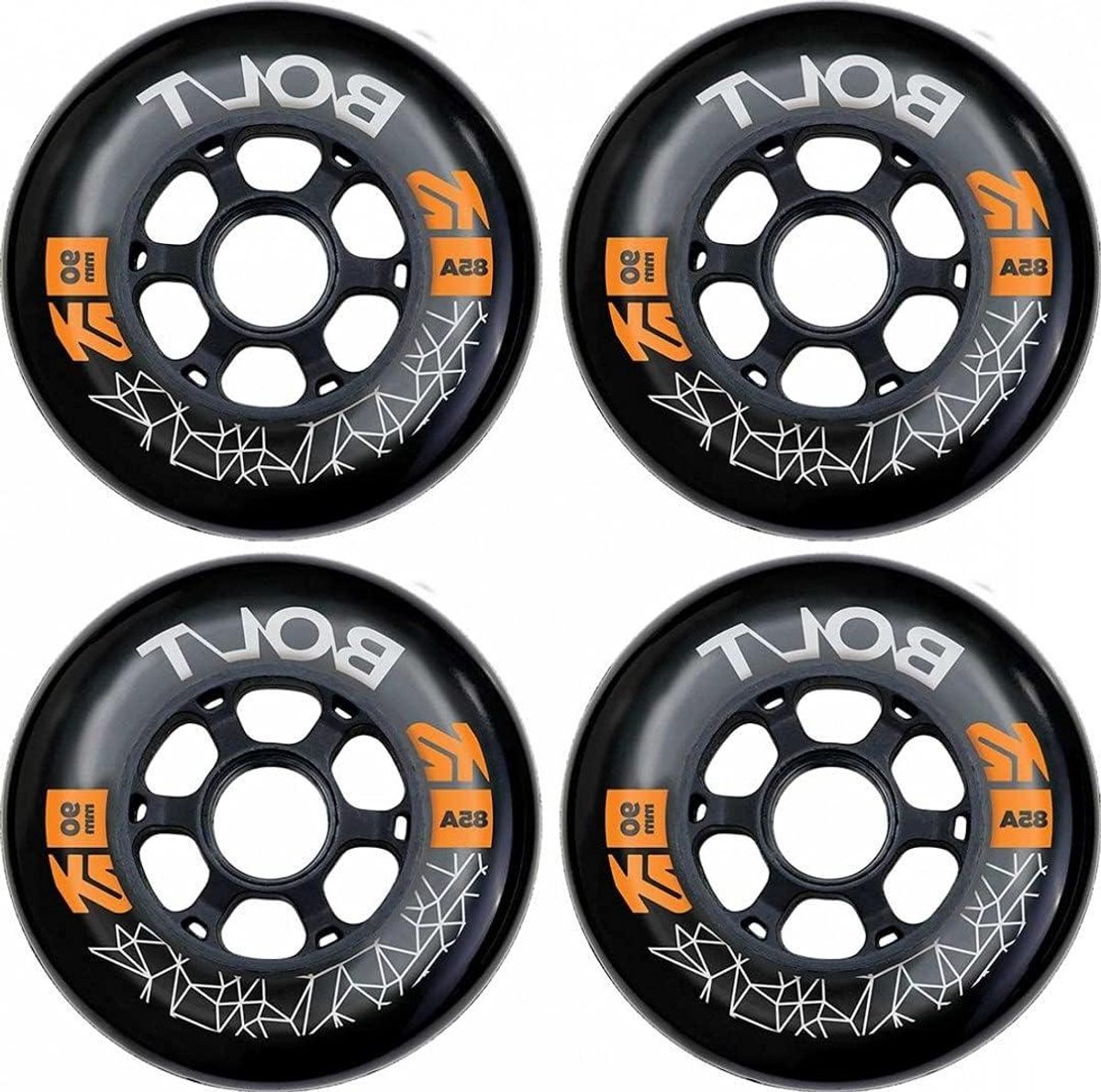 Rolschaats Wielen Skate Onderdelen Inline Skaten Set van 4 90mm