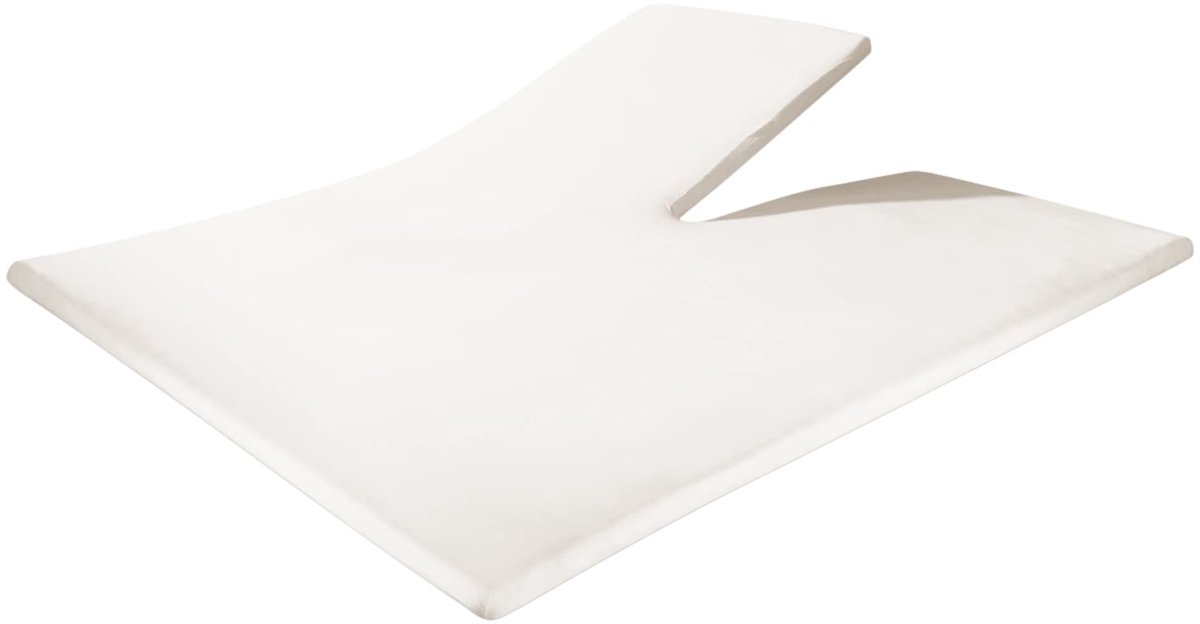 SnelShoppen - Fitted Sheet Split Topper Jersey, Matrasbeschermer 160x200 cm voor Elektrische Boxspring, Hoogte 8-12 cm, Stretchbaar, Duurzaam en Zacht