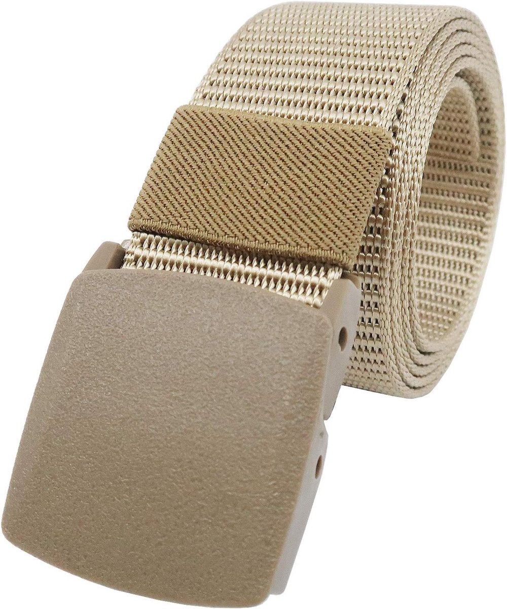nylon canvas militaire riem 120 cm gesp nikkelvrij anti-allergie