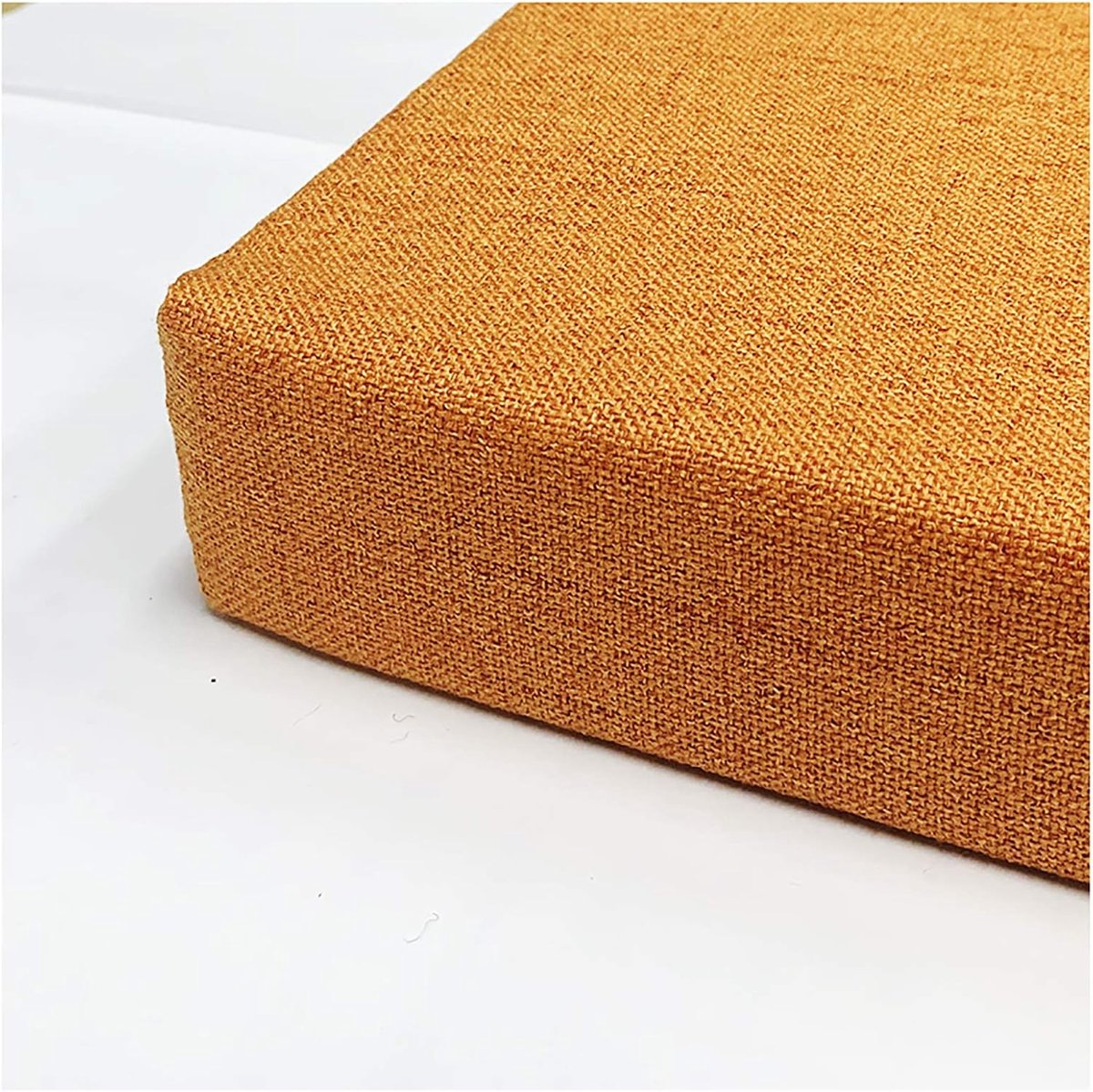 wangk Outdoor/Indoor Universal Loveseat Settee/Bench Kussen Effen Kleur Moderne Rechthoek Dikke Non-slip Zachte Bench Kussen Geschikt Tuin Patio Oranje-Oranje 80 * 35 * 12cm (31 * 14 * 4,7in)