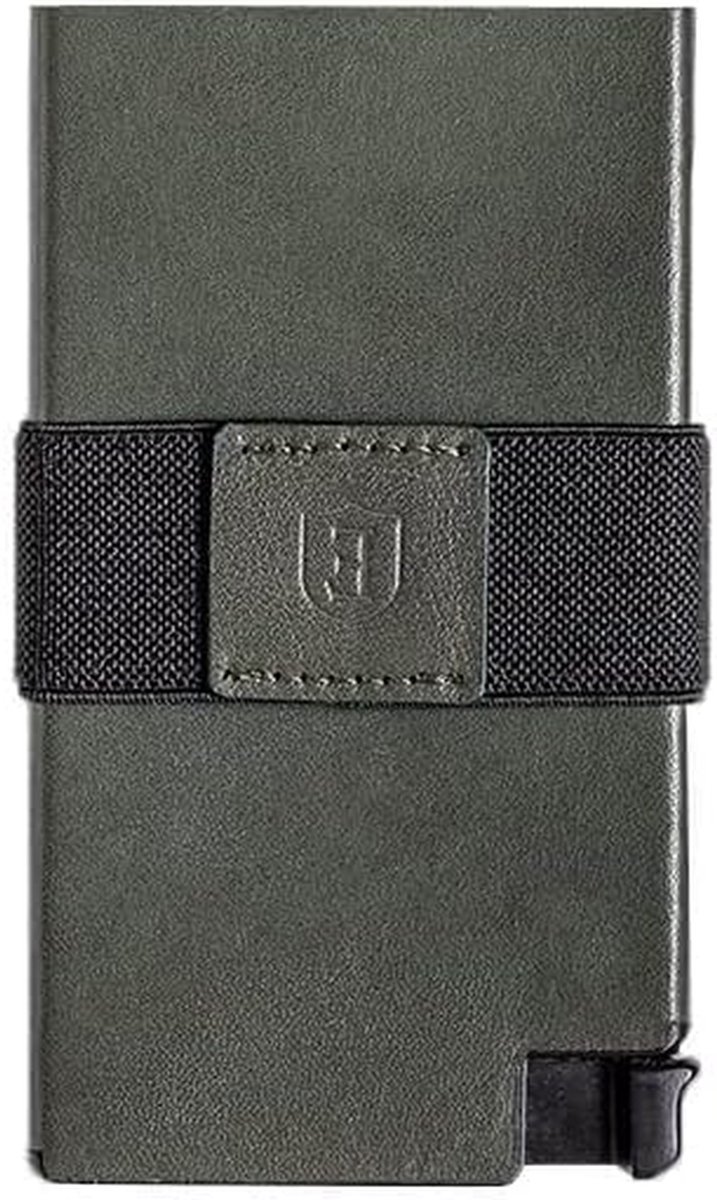 Kaarthouder Portemonnee - Dunne Wallet - Kaarten Snel Pakken - RFID Blokkerend - Slank Design - Staalblauw
