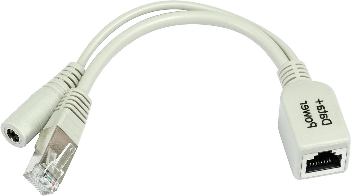 Poe Injector - Gigabit Ethernet Adapter - Netwerk Voeden - Compatibel met Poe-Boot - 20 x 15 x 15 cm