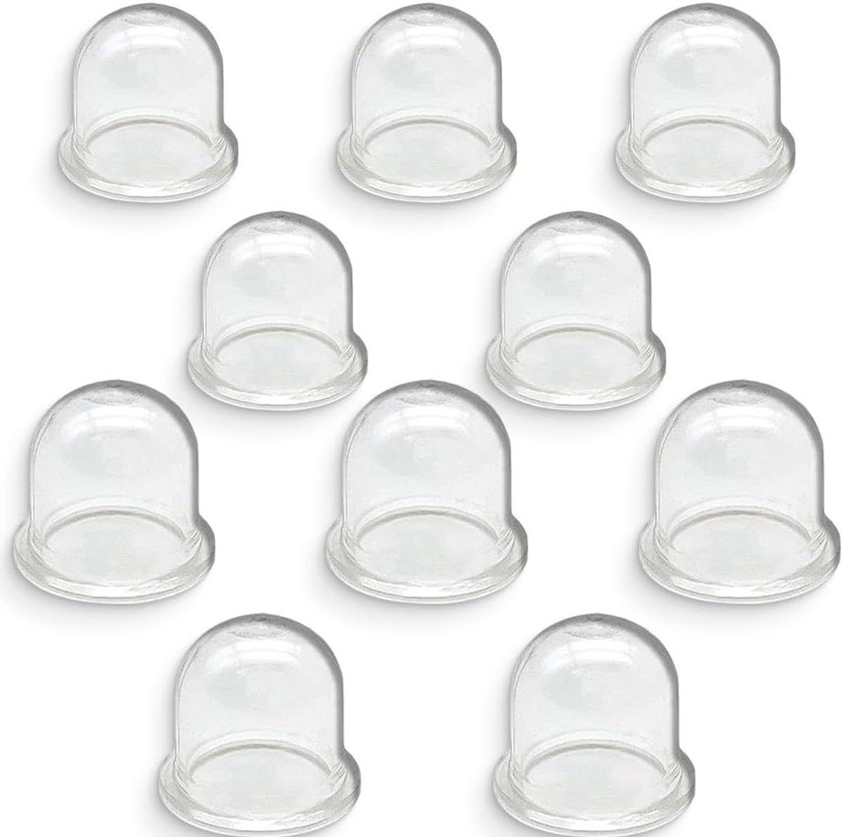 Carburateur Primer Lampjes - Brandstofpompjes - Motoronderhoud - Transparant Zacht Siliconen - 19mm en 22mm - Transparant